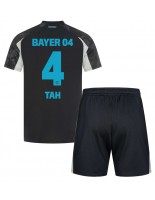 Bayer Leverkusen Jonathan Tah #4 Alternativní dres pro děti 2024-25 Krátký Rukáv (+ trenýrky)